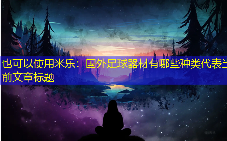 国外足球器材有哪些种类
